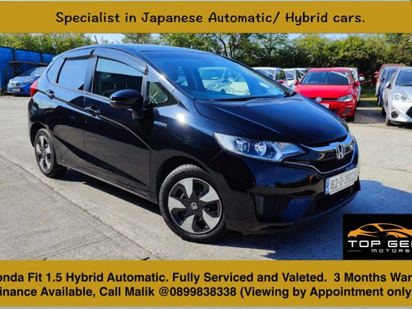 Honda Fit Hatchback, Petrol Hybrid, 2016, Black