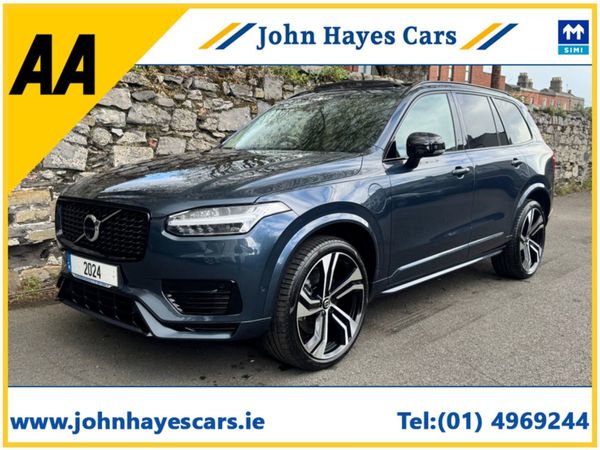 Volvo XC90 Estate, Petrol Plug-in Hybrid, 2024, Blue