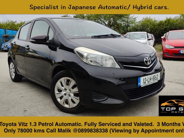 Toyota Yaris Hatchback, Petrol, 2012, Black