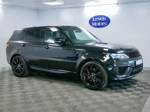 Land Rover Range Rover Sport SUV, Petrol Hybrid, 2022, Black