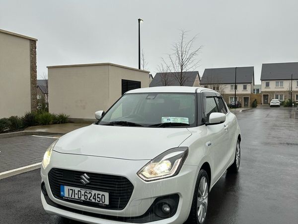 Suzuki Swift Hatchback, Petrol Hybrid, 2017, White