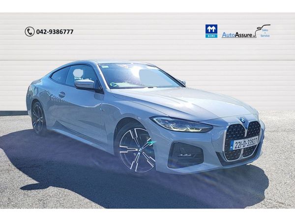 BMW 4-Series Coupe, Diesel Hybrid, 2022, Grey