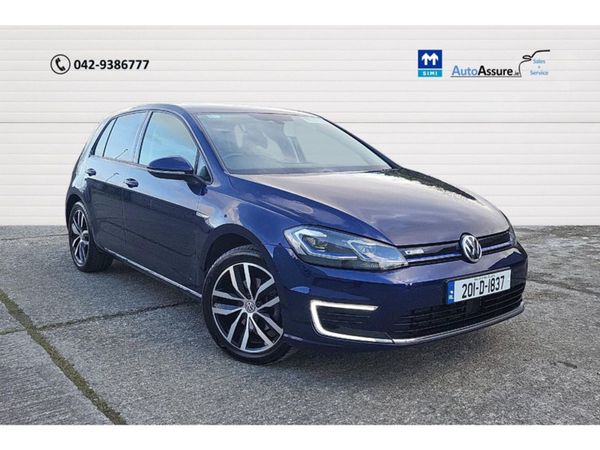 Volkswagen Golf Hatchback, Electric, 2020, Blue
