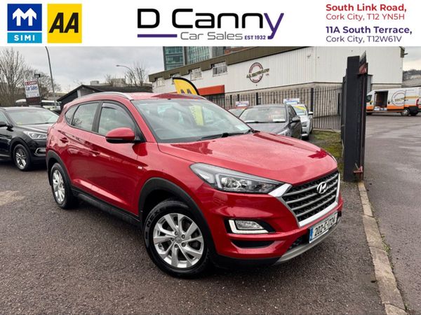Hyundai Tucson MPV, Diesel Hybrid, 2020, Red