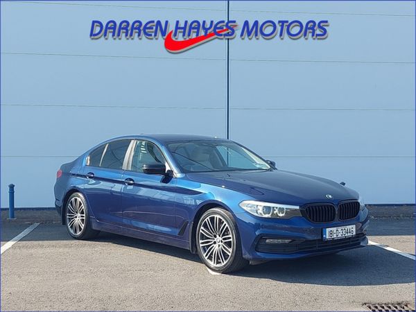 BMW 5-Series Saloon, Diesel, 2018, Blue
