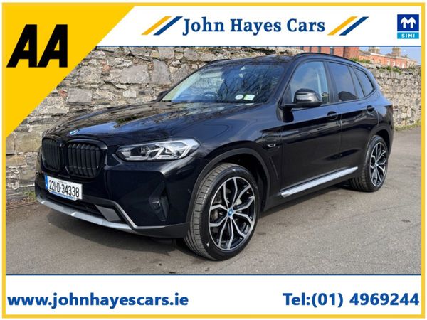 BMW X3 Estate, Petrol Plug-in Hybrid, 2022, Black