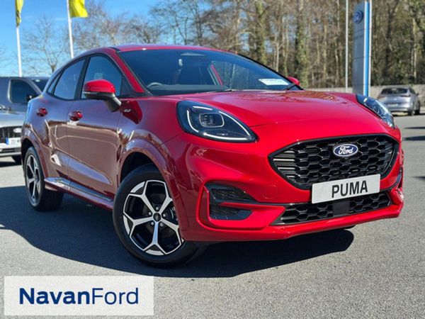Ford Puma SUV, Petrol Hybrid, 2025, Red