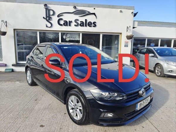 Volkswagen Polo Hatchback, Petrol, 2019, Black