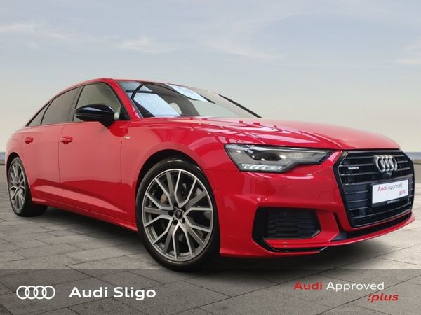 Audi A6 Saloon, Petrol Hybrid, 2024, Red