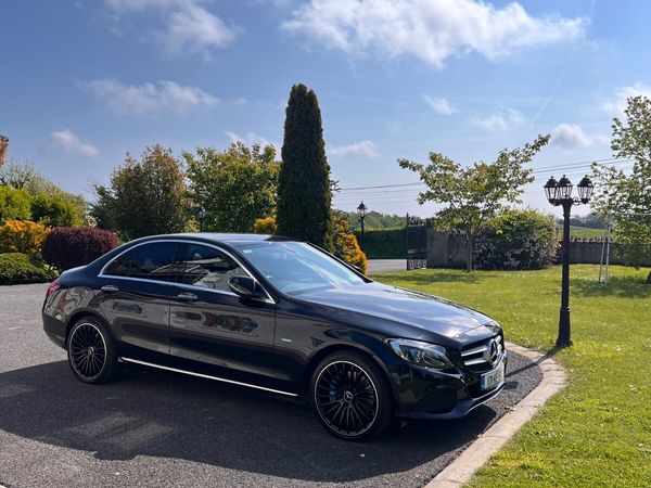 Mercedes-Benz C-Class Saloon, Petrol Plug-in Hybrid, 2017, Black