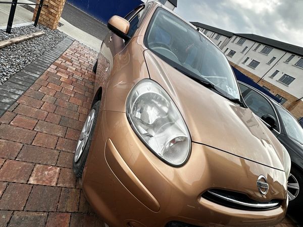 Nissan March Hatchback, Petrol, 2010, Gold