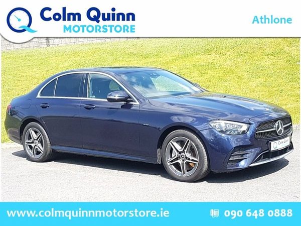 Mercedes-Benz E-Class Saloon, Diesel Plug-in Hybrid, 2021, Blue