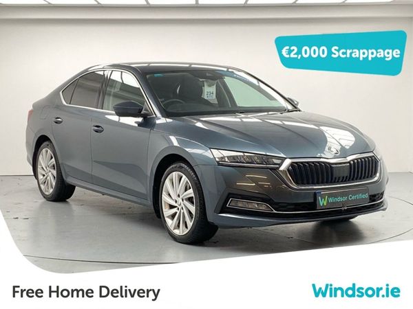 Skoda Octavia Saloon, Petrol Plug-in Hybrid, 2022, Grey
