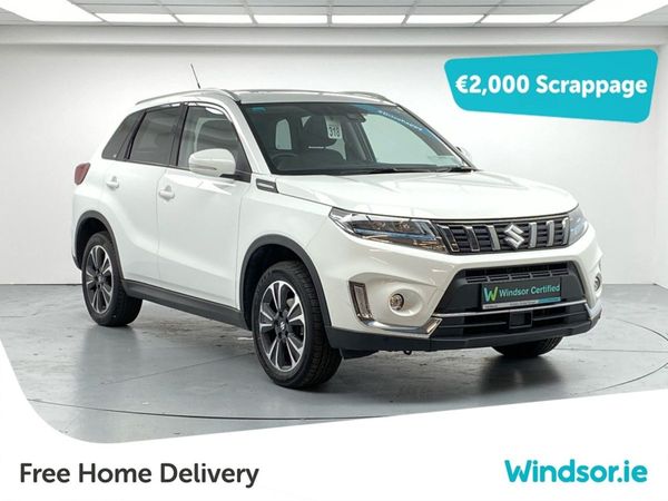 Suzuki Vitara SUV, Petrol Hybrid, 2022, White