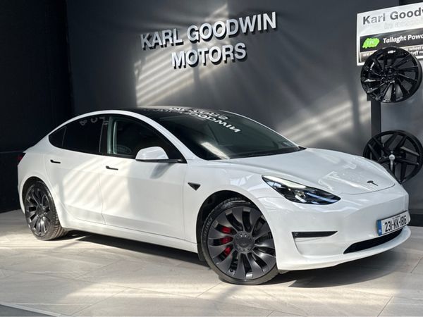 Tesla Model 3 Saloon, Electric, 2023, White
