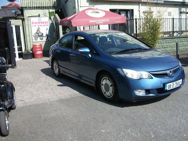 Honda Civic Saloon, Petrol Hybrid, 2008, Blue