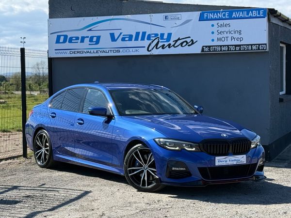 BMW 3-Series Saloon, Diesel Hybrid, 2021, Blue