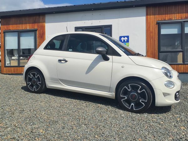 Fiat 500 Hatchback, Petrol, 2018, White