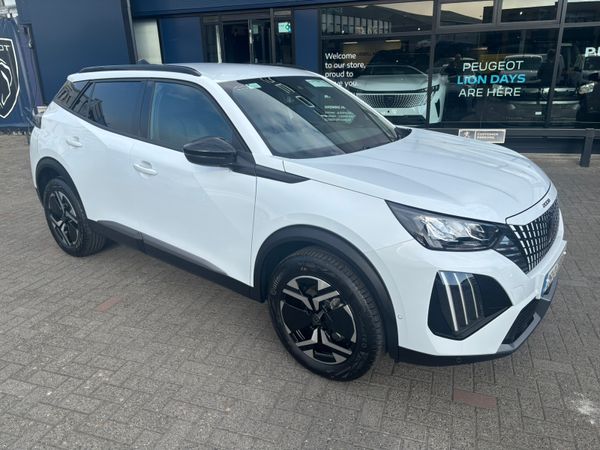 Peugeot 2008 SUV, Petrol Hybrid, 2025, White
