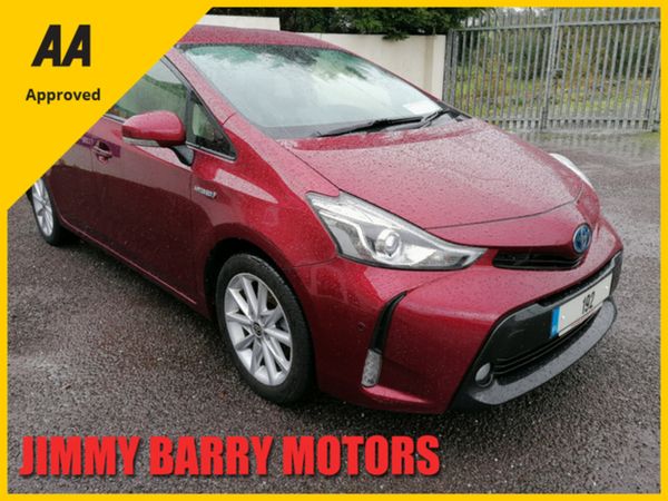 Toyota Prius MPV, Petrol Hybrid, 2019, Red