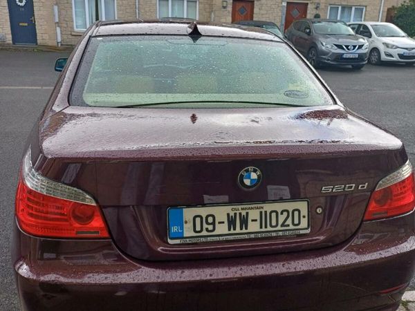 BMW 5-Series Saloon, Diesel, 2009, Red