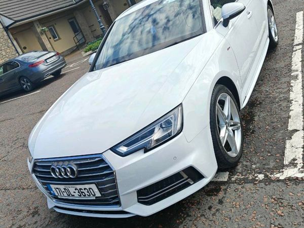 Audi A4 Saloon, Diesel, 2017, White