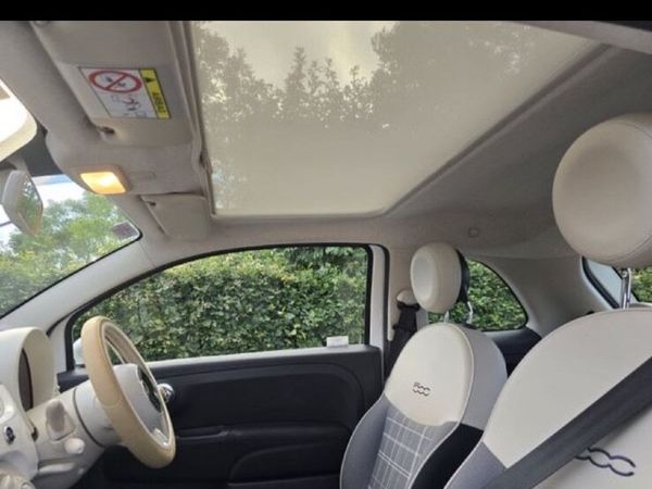 Fiat 500 Hatchback, Petrol, 2017, White