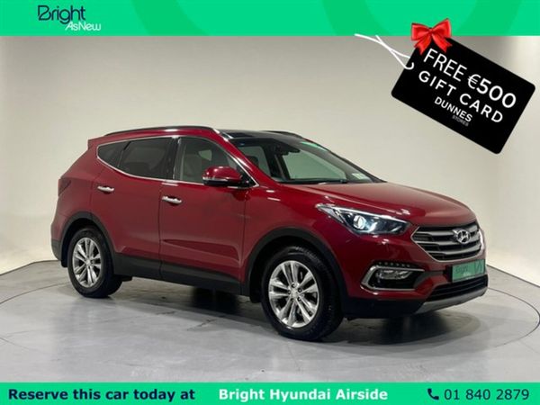 Hyundai Santa Fe Estate, Diesel, 2018, Red