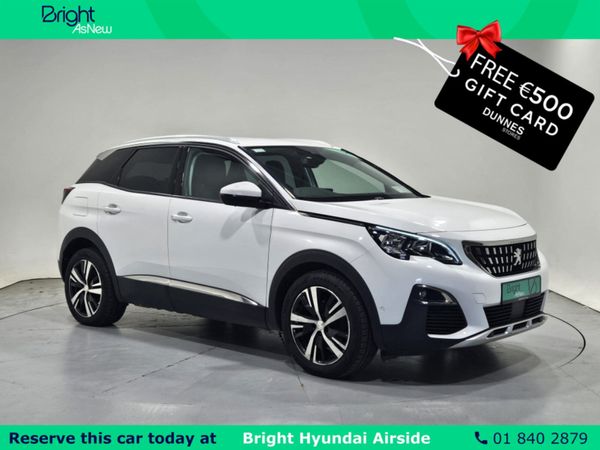 Peugeot 3008 MPV, Petrol, 2018, White
