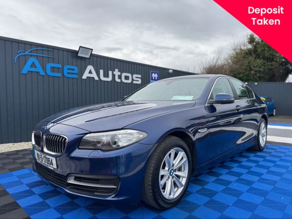 BMW 5-Series Saloon, Diesel, 2016, Blue