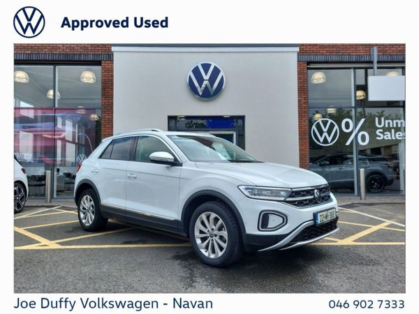 Volkswagen T-Roc SUV, Petrol, 2022, White