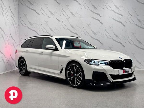 BMW 5-Series Estate, Diesel, 2022, White