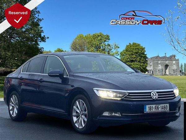Volkswagen Passat Saloon, Diesel, 2018, Blue