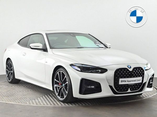 BMW 4-Series Coupe, Diesel Hybrid, 2022, White