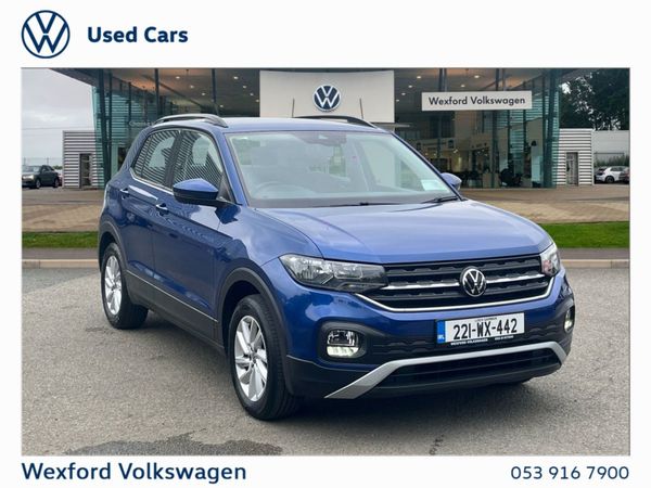 Volkswagen T-Cross Crossover, Petrol, 2022, Blue