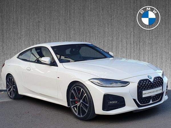 BMW 4-Series Coupe, Diesel Hybrid, 2023, White