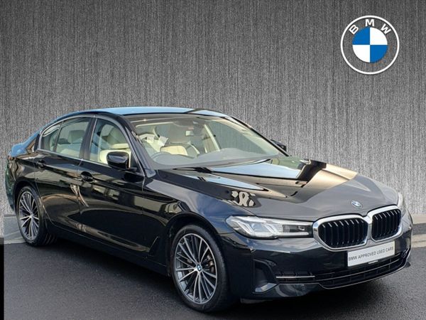 BMW 5-Series Saloon, Petrol Plug-in Hybrid, 2021, Black