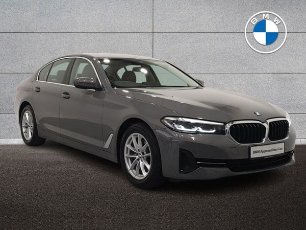 BMW 5-Series Saloon, Diesel Hybrid, 2021, Grey