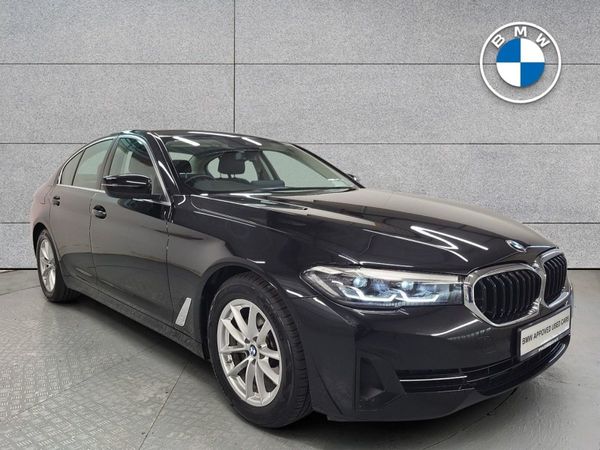 BMW 5-Series Saloon, Diesel Hybrid, 2022, Black