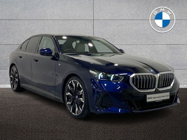 BMW 5-Series Saloon, Petrol Plug-in Hybrid, 2024, Blue