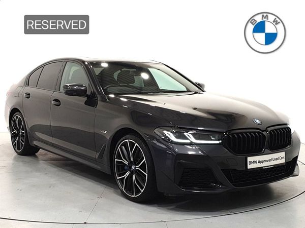 BMW 5-Series Saloon, Petrol Plug-in Hybrid, 2023, Grey