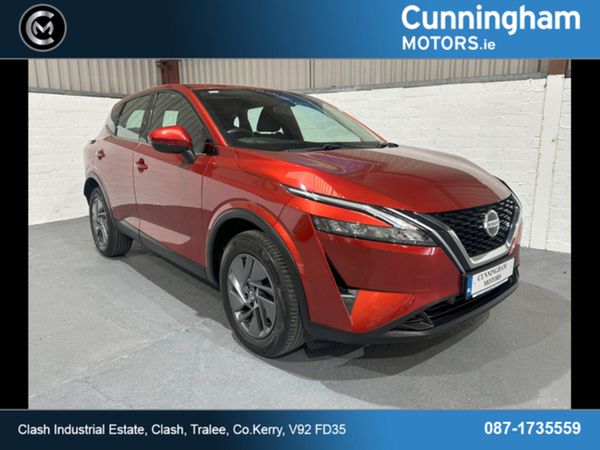 Nissan Qashqai SUV, Petrol Hybrid, 2022, Red