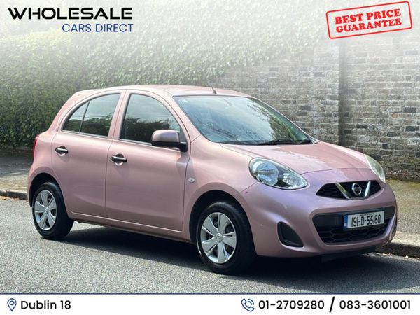 Nissan March Hatchback, Petrol, 2019, Red