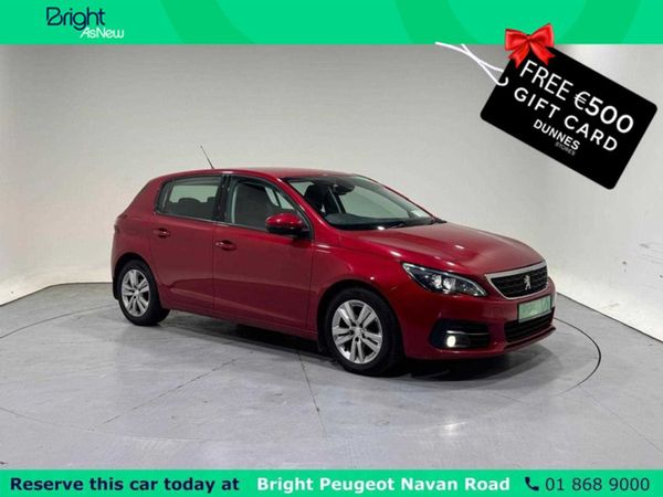 Peugeot 308 Hatchback, Diesel, 2019, Red