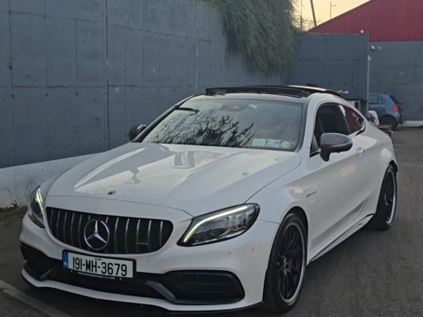 Mercedes-Benz C-Class Coupe, Petrol, 2019, White