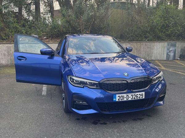 BMW 3-Series Saloon, Petrol Hybrid, 2020, Blue