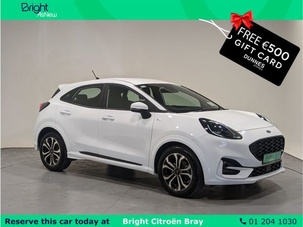 Ford Puma MPV, Petrol Hybrid, 2023, White