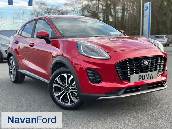 Ford Puma SUV, Petrol Hybrid, 2025, Red