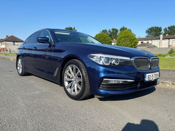 BMW 5-Series Saloon, Diesel, 2018, Blue