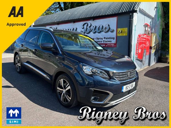 Peugeot 5008 MPV, Petrol, 2018, Blue